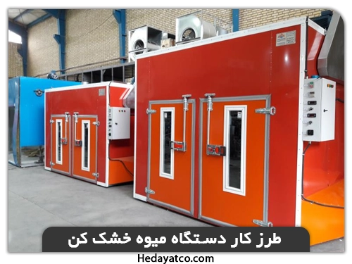 طرز کار دستگاه میوه خشک کن(آموزش میوه خشک کن)