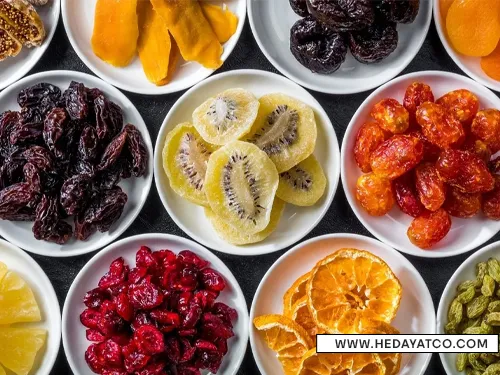 براق شدن میوه خشک(انواع میوه خشک)