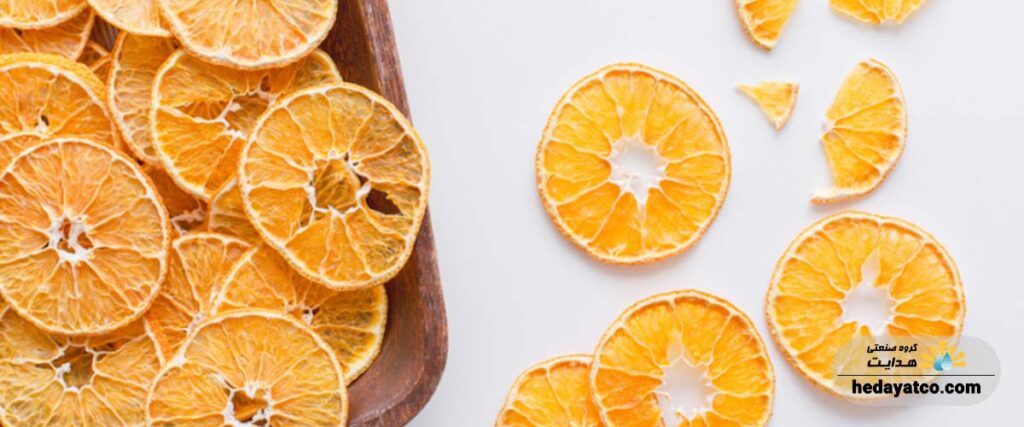 طرز تهیه چیپس پرتقال ترد و خوشمزه با روش خشک کردن پرتقال بدون پوست