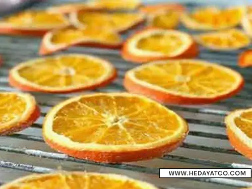 خشک کردن پرتقال با دستگاه خشک کن