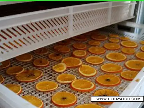 خشک کزدن پرتقال به روش سنتی