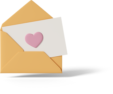 ۳d-casual-life-thank-you-letter-in-envelope