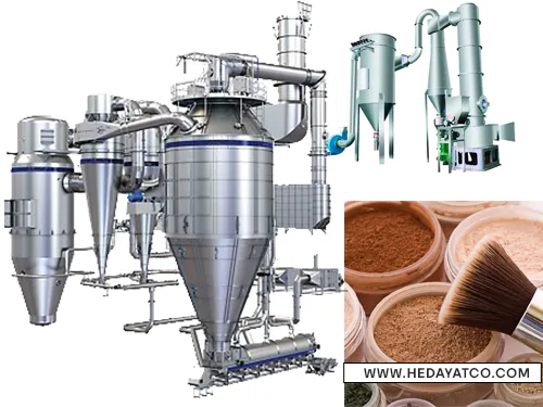 تولید پودرهای آرایشی با کیفیت با خشک کن‌های صنعتی