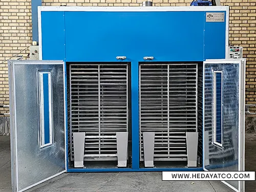 اجزای تشکیلدهنده میوه خشک کن: عکس از داخل دستگاه خشک کن میوه برند هدایت به همراه اجزای آن