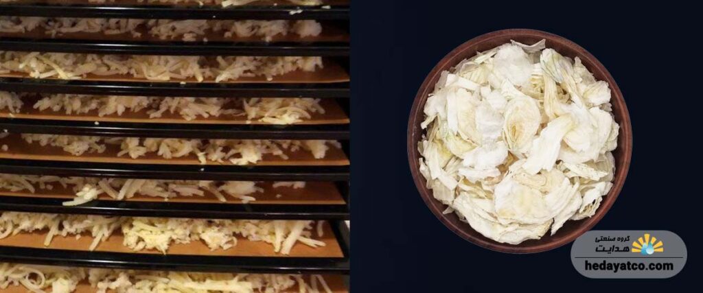 دستگاه خشک کن پیاز صنعتی