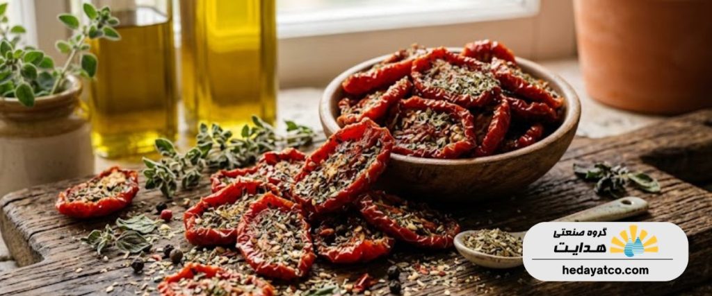 طرز تهیه گوجه خشک مزه دار شده
